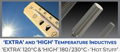 ‘Extra’ and ‘High’ Temperature Inductives  ‘Extra’ 120°C & ‘High’ 180 / 230°C - ‘Hot Stuff’